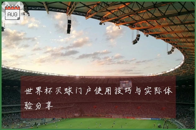 世界杯买球门户使用技巧与实际体验分享
